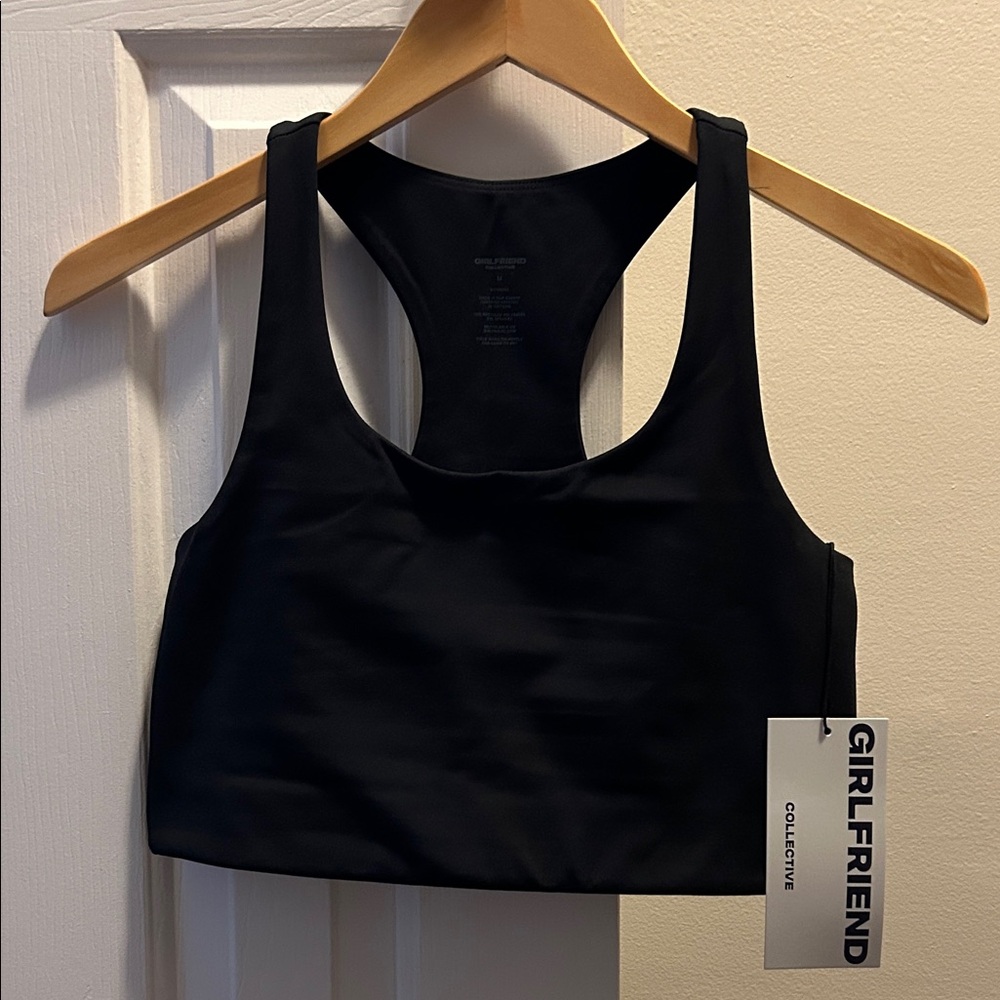 Girlfriend Collective Midnight Black Sports Bra